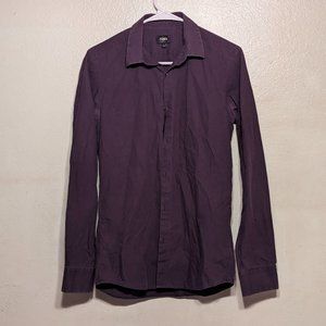 Fendi Dark Blue Cotton Long Sleeve Dress Shirt***